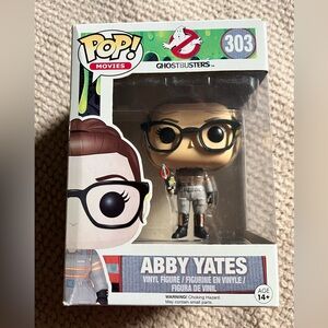 NIB Funko Pop 303 Ghostbusters Abby Yates 2016 vinyl figure collectible